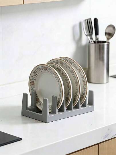 1 رف تخزين متعدد الوظائف، يشمل رف غطاء الإناء، رف الأطباق والأوعية، رف الملاعق، رف لوح التقطيع، ورف لتخزين الكتب. مناسب للمطبخ الحديث، والمكتب، وغيرها من احتياجات تنظيم وتخزين المطبخ. يتميز بتصميم مقسم، ويعمل كرف كتب مكتبي إبداعي، ويمكن استخدامه أيضًا كفاصل للأوعية والأطباق.