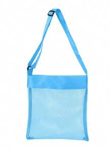 1 Túi lưới đi biển màu sắc tươi sáng (Kích thước: Dài 22cm x Rộng 25cm) - Nhẹ, Dây đeo vai có thể điều chỉnh, Thiết kế gấp gọn, Thích hợp cho các hoạt động ngoài trời, dã ngoại và sưu tầm vỏ sò, Vật dụng cần thiết cho bãi biển | Túi xách màu sắc tươi sáng | Tay cầm bền chắc, Túi đi biển, Thích hợp cho cả bé trai và bé gái, Có thể dùng làm phụ kiện đi biển, bơi lội, quà tặng cho bạn bè, phụ nữ, vật dụng cần thiết khi đi du lịch - Xem 11