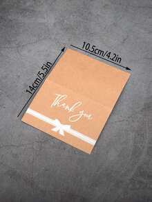 Bộ 6 tờ giấy làm thiệp cảm ơn, nhiều mẫu mã khác nhau, thích hợp cho đám cưới, tri ân thầy cô, Lễ Tạ ơn (kèm phong bì và nhãn dán). - Bộ - Xem 2