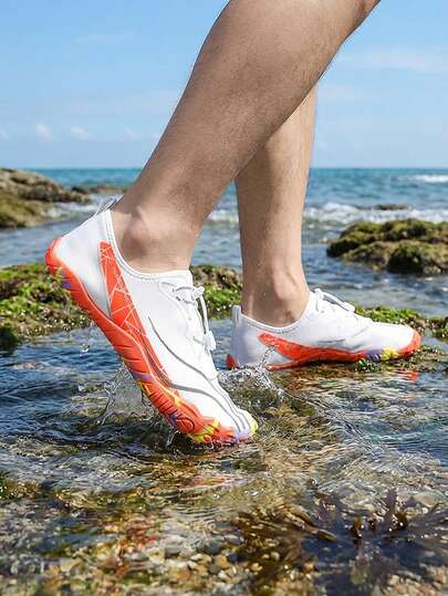 Unisex Summer New Aqua Shoes, Outdoor Non-Slip Quick-Dry Water Sports Shoes, Diving Swimming Beach Shoes, Lightweight Durable Fitness Running Shoes