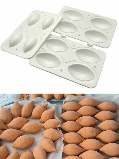 One 4-Chamber PP Material Meatball Pressing Mold, A Round Meatball Maker Suitable For Home Kitchens, Easy To Demold, And Perfectly Suitable For Making Homemade Meatballs