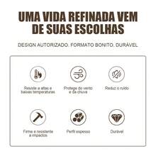 Toldo de Policarbonato para Porta e Janela Preto ou Branco 60x120 60x160 60x200 Cobertura Anti UV Proteção Contra Sol e Chuva Estrutura Reforçada Plástico-Aço Resistente Winda - Branco - Visão 11