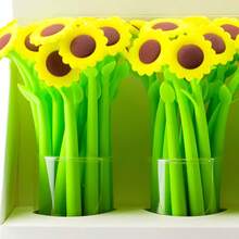 Lovely Sunflower Shaped Ballpoint Pen, A Great Gift Choice For Family, Friends, Colleagues, And Students As Holiday Gifts Or Learning Rewards - Sunflower Ballpoint Pen - View 6
