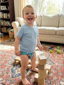 ALVABABY 4/6pcs Reusable & Washable Baby Cloth Diapers, Multiple Colors & Patterns Available, Skin-Friendly, Leak-Proof, Breathable, Suitable For Baby Boys & Girls - Multicolor - View 12