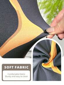 1 pieza Funda de sofá/futón sin brazos de poliéster con estampado digital, a prueba de polvo y resistente a la suciedad, adecuada para la sala de estar y el dormitorio, para todo el año - Multicolor - Ver 7