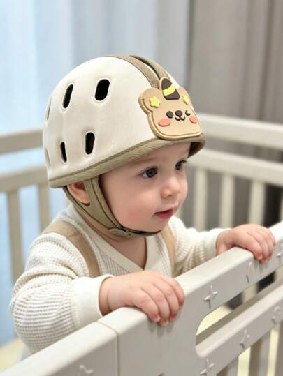 婴儿头部保护垫，婴儿爬行学步安全头盔，360° EVA减震，超轻设计，多种颜色可选