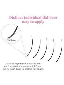 12Lines MASSCAKU Spikes Wispy Eyelashes Extension A Shape Tapered Flat Base Fluffy Eyelash Mix 8-15mm C D Matte Cluster Make Up Tools - View 2