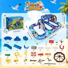 Large Water Table Toys For Kids Summer Outdoor Toys For Backyard, Lawn, Beach, Pool, Outside Activity Funs Easter Gifts For Boys Girls - Blue - View 5