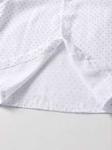 BOARNSEORL Bộ quần áo lịch lãm 2 món cho bé trai, áo sơ mi trắng dài tay kèm nơ và quần yếm màu xanh đậm, thời trang và bảnh bao, thích hợp cho tiệc sinh nhật, đám cưới, sinh nhật lần thứ nhất. - màu xanh lá - Xem 9