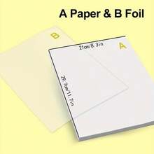 5 hojas de papel de transferencia de tatuajes, compatible con todas las impresoras láser e inyección de tinta, crea tus propios tatuajes temporales personalizados en la piel - 5Pcs - Ver 3