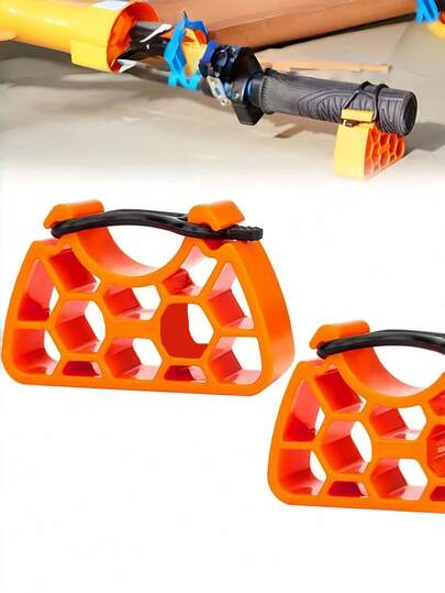 2/4pcs Bicycle Repair Stand, Suitable For Mountain Bike/Road Bike. Made Of Durable Plastic Structure, With Stable Grip And Easy Parking Features. Suitable For Outdoor Cycling Accessories. Easy To Assemble And Store. Bicycle Repair Rack.