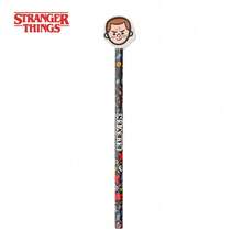 Netflix Bộ 1/2 cục tẩy gắn đầu bút chì hình Scoops Ahoy, Robin, Buckley và Eleven trong Stranger Things, được cấp phép chính thức, lấy cảm hứng từ các nhân vật hoạt hình, có tích hợp tẩy 3D, đồ dùng văn phòng phẩm học tập, quà tặng sưu tầm dành cho người hâm mộ. - những điều kỳ lạ - Xem 6