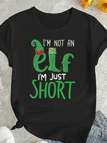 Women'S Casual Sports-Shirt, Round Neck, Short Sleeves With Letter Prints, A Comfortable Summer Holiday TopMinimalist Style  Sweatshirt - 白色 - 查看 6