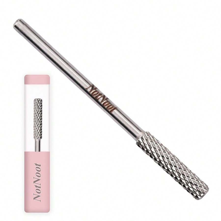 NotNoot 3/32" Carbide Burr Nail Drill Bit, Suitable For Artificial Nails, Nail Extension, Gel And Acrylic Removal - Silver - View 1