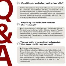 XAXRE 1个RFID屏蔽不锈钢信用卡钱包，可保护现金、文件、信用卡，金属卡包，适合正式/商务场合，推荐作为情人节礼物 - 均碼 - 查看 12