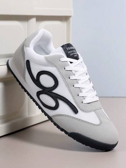 1 par de zapatillas deportivas ligeras, transpirables y con amortiguación suave, adecuadas para adolescentes, correr, actividades al aire libre y uso casual