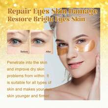 24K金眼膜，保湿，改善皱纹，提亮肤色，眼部护理 - 24k黃金眼膜 - 查看 7