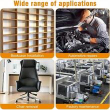 105 Degree Right Angle Drill Adapter, New Extended Shaft Electric Screwdriver, 1/4" Hex Shank Right Angle Drill Adapter, Right Angle Drill Adapter, Right Angle Drill Attachment, Right Angle Drill, Angle Drill - Multiple Styles - View 9