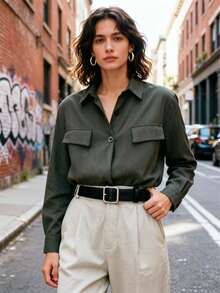 1 chiếc thắt lưng khóa kim unisex, thắt lưng khóa kim thời trang cá nhân hóa, phù hợp với quần tây, giới trẻ và học sinh. - Khóa vuông 21 - Xem 2