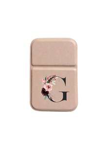 1pc A-Z Letter Foldable Makeup Mirror, Pink Floral Black Letter Portable Travel Makeup Mirror With Stand, Rectangular Desktop Vanity Mirror, Lightweight And Convenient, Personalized Letter Gift Suitable For Mom, Teacher, Girlfriend, Birthday, Mother's Day, Christmas, Graduation, Independence Day, Wedding, Music Festival - Multicolor - View 18