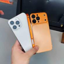 Miếng dán bảo vệ ống kính camera hợp kim mới, họa tiết bầu trời sao, màu cam năng động, tương thích với iPhone 13 Pro/14 Pro/15 Pro Max/16 Pro Max, có thể chuyển đổi ngay lập tức thành 17 Pro Max/17 Pro, ba lô siêu mỏng, linh hoạt với khung kim loại tích hợp, chống trầy xước và chống bám vân tay, quà tặng sinh nhật mùa xuân. - trái cam - Xem 5