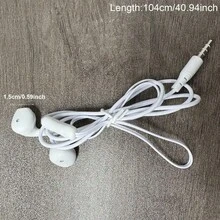 1个带重低音的有线耳机，3.5mm入耳式耳机，适用于智能手机 - 查看 4