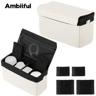  AMBITFUL D1 Cube Waterproof DSLR Camera Bag Multi-Functional Outdoor Digital Camera Backpack Inner Bag Lens Case For