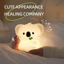 Đèn ngủ hình gấu Koala dễ thương, quà sinh nhật cho bé gái, bạn gái, đèn trang trí cao cấp, thiết thực và sáng tạo, đèn ngủ phòng ngủ. - Gấu Koala {Ánh sáng ấm áp + Cầu vồng} - Xem 4