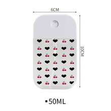 1个全新透明香水可灌装瓶，配黑色爱心盖，时尚旅行纳米喷雾瓶，轻巧节省空间的储物瓶，可灌装保湿瓶，便携简约多功能香水瓶，送给女朋友、闺蜜、情侣的理想礼物，浴室适用 - 查看 6