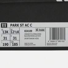 Adidas 女童 PARK ST AC C 休闲低帮运动鞋 KI4109 - 藍白色 - 查看 6