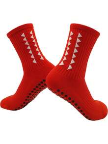 男士加厚缓冲中筒足球/篮球袜，防滑专业训练运动袜，吸湿透气 - 彩色 - 查看 17