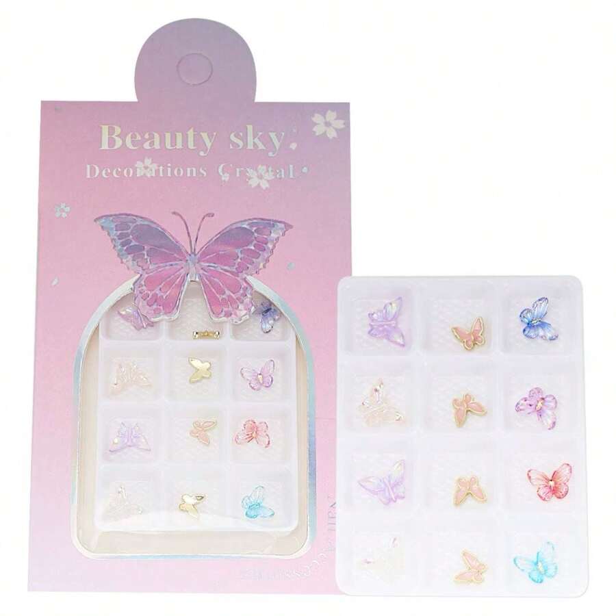 adornos de uñas - Negro - Ver 1