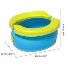 Foldable Children's Potty, Portable Kids Urinal With Banana Cushion, Unisex Baby Travel Car Toilet, Foldable Infant Potty Chair - Multicolor - View 3