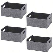 Felt Basket, Felt Tote Bag, Felt Storage Basket, Felt Magazine Rack - Multicolor - View 11