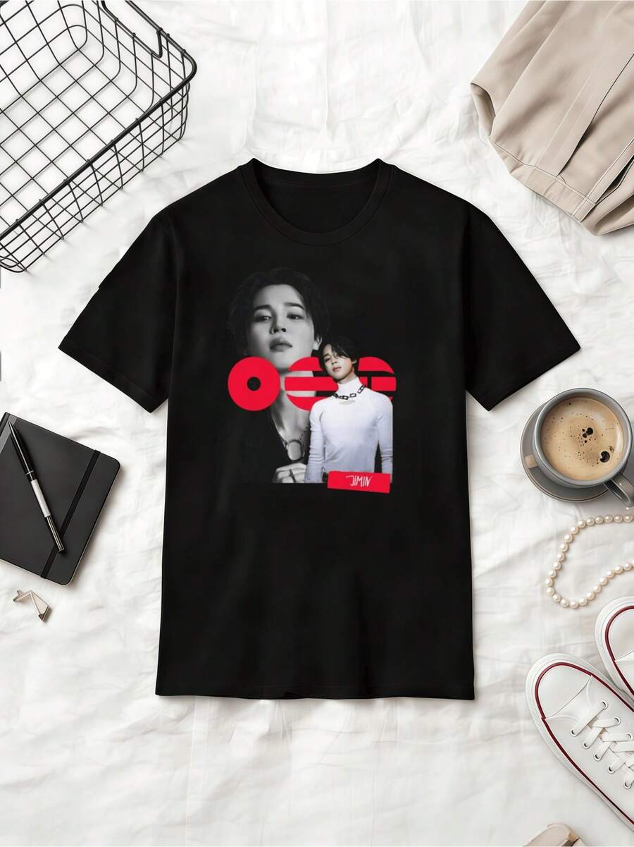 JIMIN ARIRANG T-Shirt Concert Inspired Graphic Tee - Black - View 1