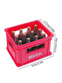 卡通啤酒瓶起子，创意磁性冰箱贴，3D立体酒盒瓶起子，瓶盖起子，开瓶器，开瓶器，开瓶器 - 多色 - 查看 6