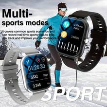 Smart Watch, Wireless Calling /Dial, Multi -Sport Mode, Calling Reminder And Rejection,Information Reminder,SMS Reminder,For IPhone/Andriod - Multifärgad - Visa 8
