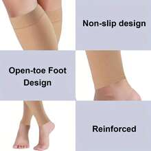1双20-30mmHg高压袜，男女通用，柔软贴合，适合长时间站立或久坐，四季皆宜。 - 彩色 - 查看 5