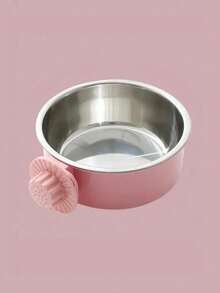 Tazón colgante de acero inoxidable para jaulas de mascotas - 450 ml - Ver 14