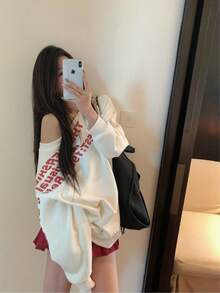 Women Sweatshirts & Hoodies - Milk Apricot - View 1