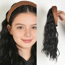 Wig Rambut Bentuk Lingkaran, Pengganti Kepala Wanita, Blok Peningkat Jumlah, Alat Ilahi, Penutup Alami, Potongan Pengganti Rambut Putih, Penutup Setengah Kepala Bentuk Lingkaran Rambut - MultiWarna - View 8