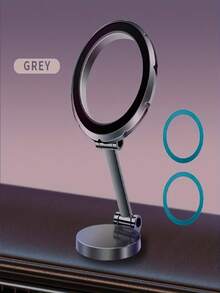 1pc Magnetic Car Phone Holder, Magnetic Phone Mount Suitable Compatible With Apple 17/16/15/14/13/12 Pro Max, Convenient In-Car Storage, Magnetic Ring Fits Any Phone, Suitable As Home Or Holiday Gift - Multicolor - View 8