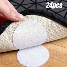 24对装重型防滑垫 - 强力背胶，不留残胶，易于移除，双面胶带，可重复使用，适用于家庭、办公室、健身房、沙发、床垫等场所的防滑保护 - 多色 - 查看 3