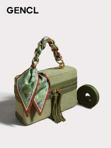 Bolso de Mujer Versátil de Moda de Verano, Bolso de Hombro y Bandolera Multiusos para Viajes Diarios - Turquesa - Ver 3