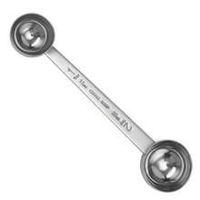 1/2pcs Magnetic Measuring Spoons, Double-Sided Design With Measurement Markings, Suitable For Liquid & Dry Ingredients - Can Be Placed In Spice Jars, Precise Measurement - Silver - View 10