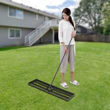 SanBouSi For Yard Lawn Leveling Rake Lawn Leveler Tool Lawn Leveling Rake - Black - View 6