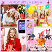 Kids Smart Toy Phone With 2.8" HD Touchscreen, Music Light, Dual Camera Selfie Video, 20+ Educational Games, Multilingual, Shockproof Silicone Cover, Long Battery Travel Toy For Boys Girls 3-10 - Multicolor - View 9