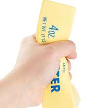 1个黄油棒减压捏捏乐玩具：柔软慢回弹，适合作为新年和生日礼物，缓解焦虑。 - 彩色 - 查看 2