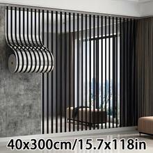 Brodark 1卷40x300厘米自粘镜面反光3D条纹设计墙贴，3D墙板，装饰瓷砖，港式金银色可选，耐用乙烯基泡沫背衬，可水洗防刮，适用于酒店、展览馆背景，可移除安装，使用灵活，视觉效果惊艳。 - 1PC - 查看 14