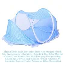 3pcs/Set Infant Folding Mosquito Net With Sleeping Mat And Pillow, Mosquito Net Bed For Children 0-3 Years Old - Multicolor - View 11